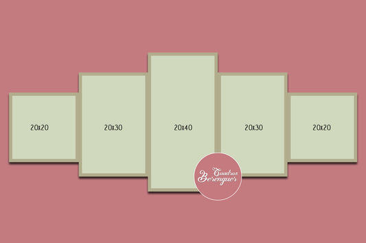 ⭐CUADRO PANORAMIC CON DISEÑO PLAYA 100X40cm⭐