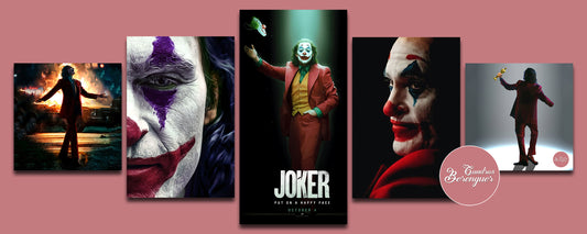 ⭐CUADRO PANORAMIC JOKER 100X40cm⭐