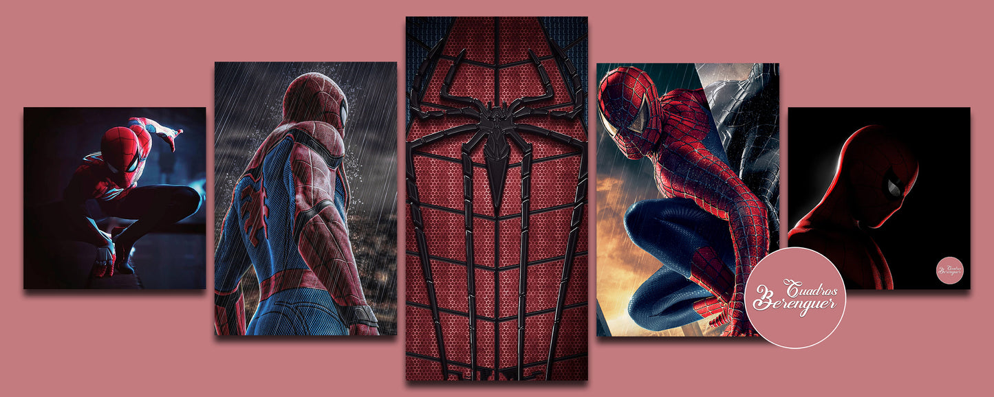 ⭐CUADRO PANORAMIC 01 SPIDERMAN 100X40cm⭐