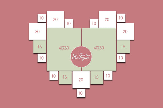 ⭐CUADRO HEART 120X100cm⭐