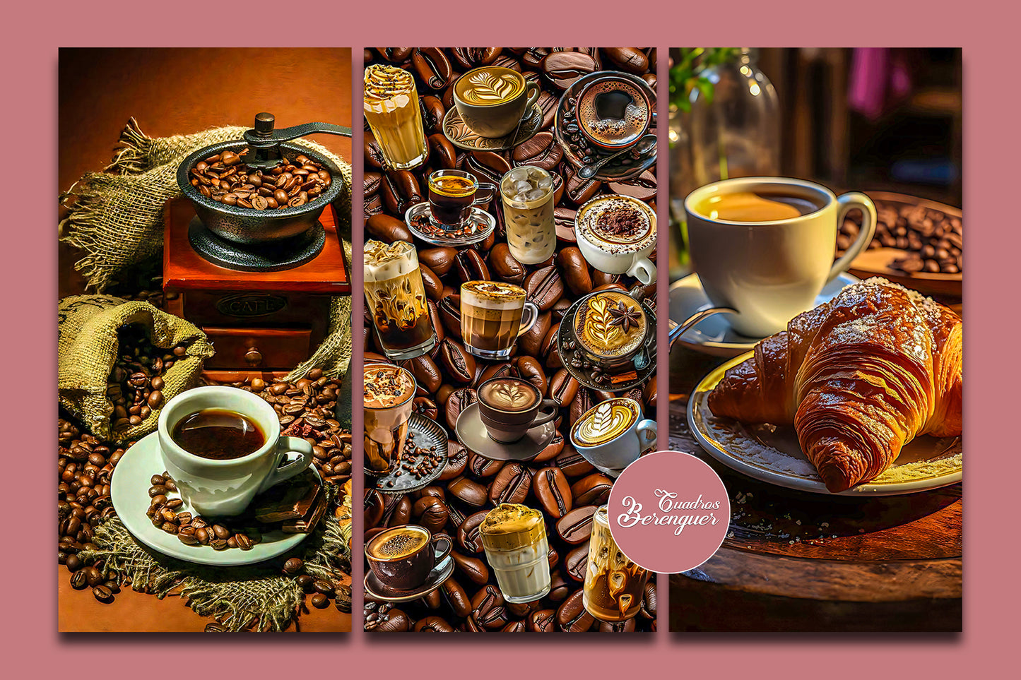 ⭐CUADRO HAMBIENT LONG COFEE 60X40cm⭐