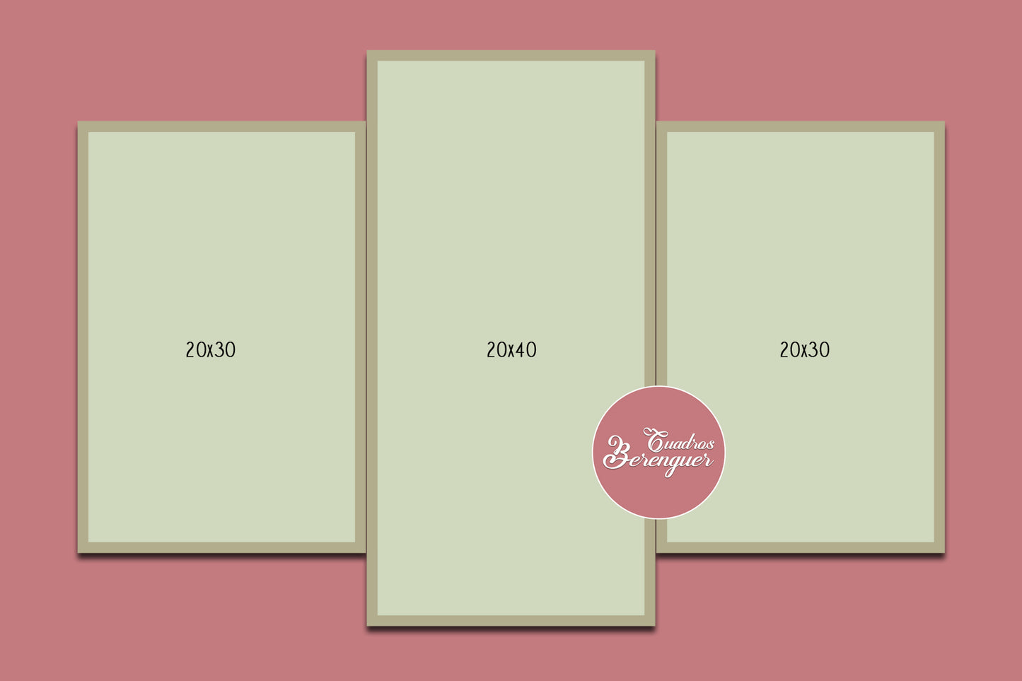 ⭐CUADRO HAMBIENT MANDALA 60X40cm⭐