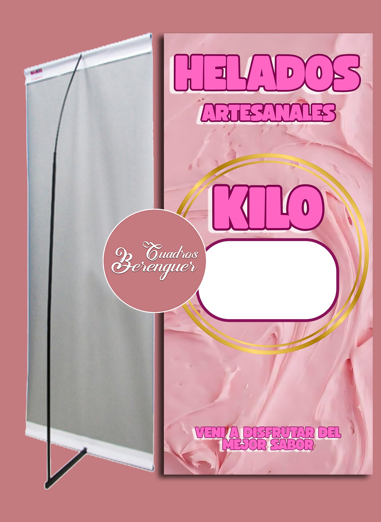 ⭐BANNER COMERCIAL HELADERIA X KILO⭐