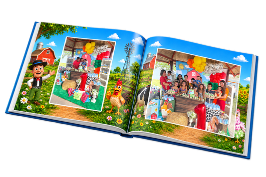 Fotolibro Infantil 22x28cm Tapa Rígida La Granja de Zenon