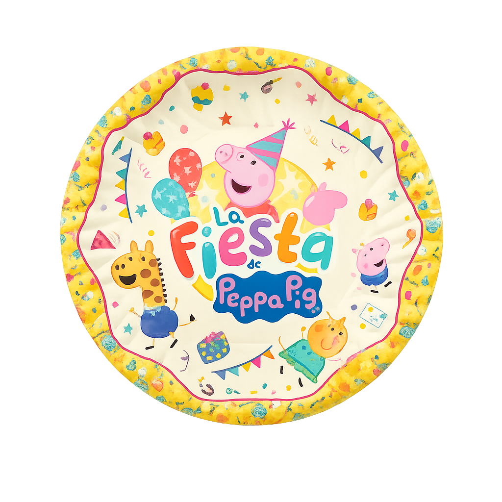 ⭐PACK X8 PLATO PEPA PIG⭐