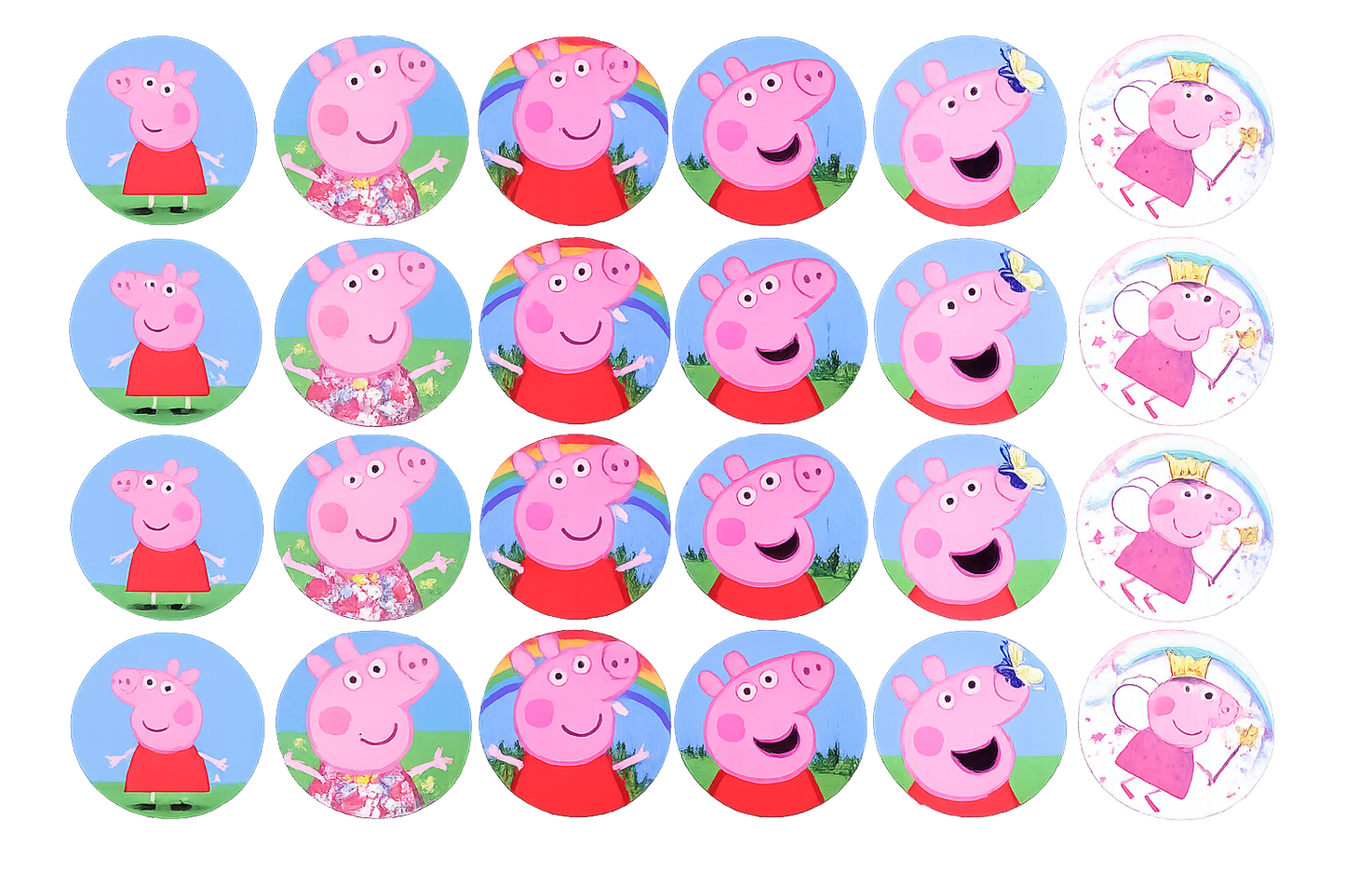 ⭐LAMINAS CHOCOTRANSFER COMESTIBLE PEPPA PIG⭐