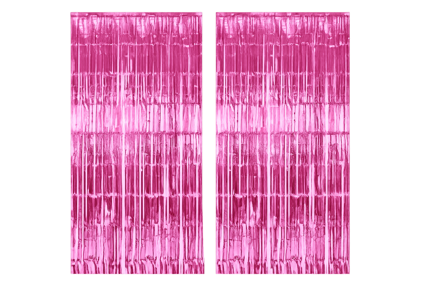 ⭐CORTINA METALIZADA ROSA 1X2 M⭐