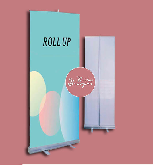 BANNER ROLL UP CON FOTO PERSONALIZADO 85X200