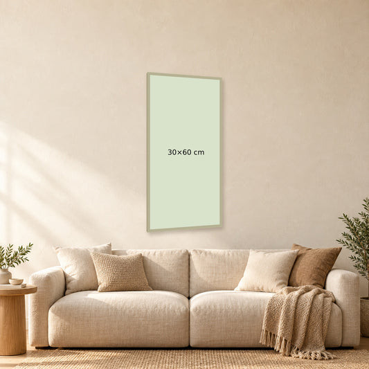 ⭐CUADRO 30X60CM 15 AÑOS⭐ — mockup del diseño completo en ambiente