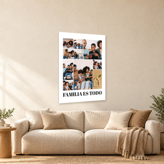⭐09 DISEÑO FAMILIA⭐ — mockup del diseño completo en ambiente