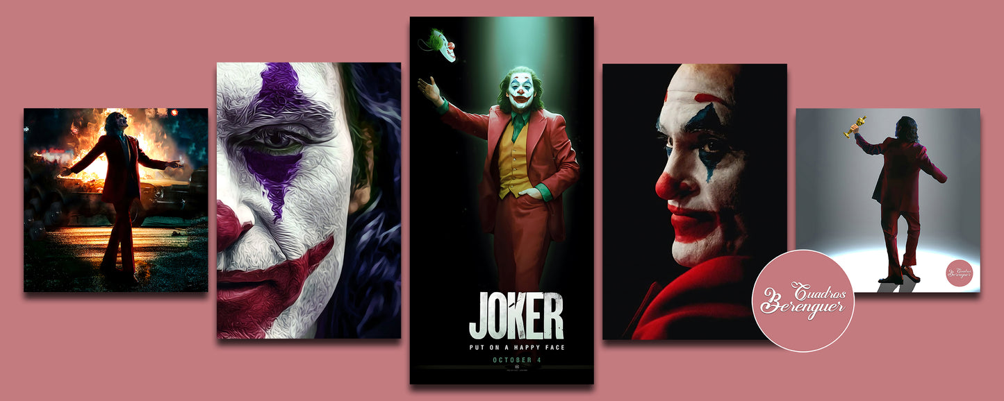 ⭐CUADRO PANORAMIC JOKER 100X40cm⭐
