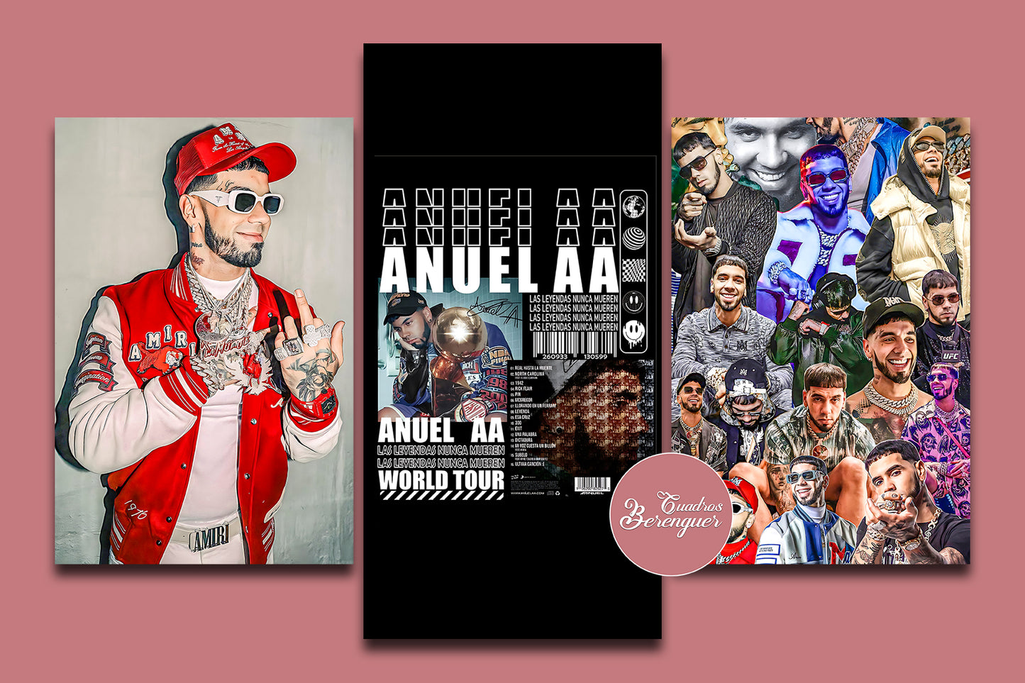 ⭐CUADRO HAMBIENT ANUEL AA 60X40cm⭐