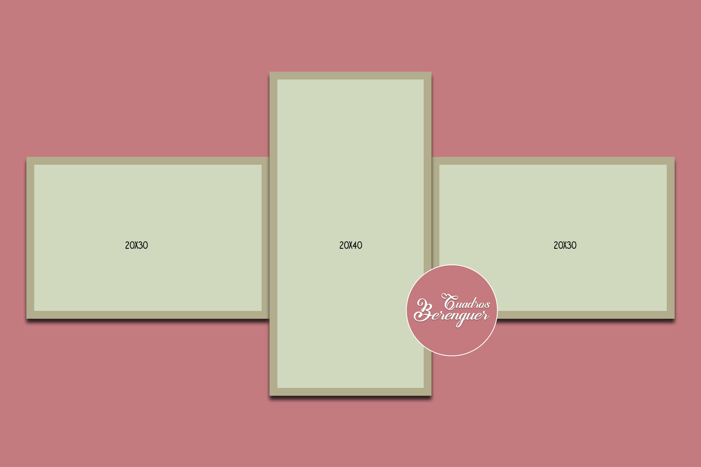 ⭐CUADRO CRUZ 80X40cm⭐