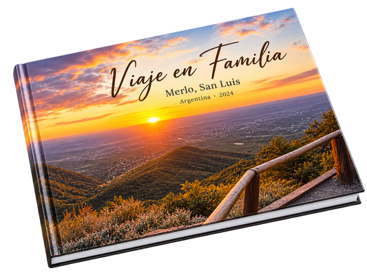 Fotolibro Personalizado 22x28cm Tapa Rígida - Vacaciones en San Luis