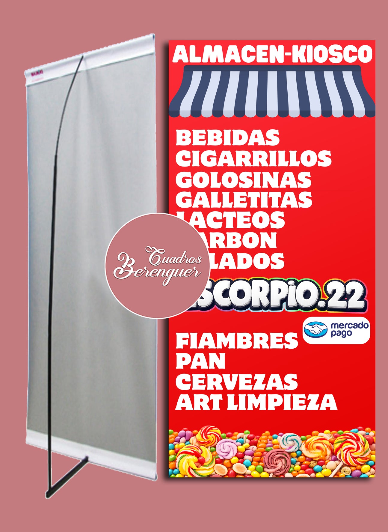 ⭐BANNER COMERCIAL KIOSKO - ALMACEN⭐