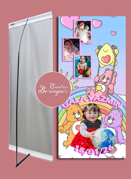 ⭐COMBO BANNER PERSONALIZADO OSITOS CARIÑOSITOS + SOUVENIRS ⭐