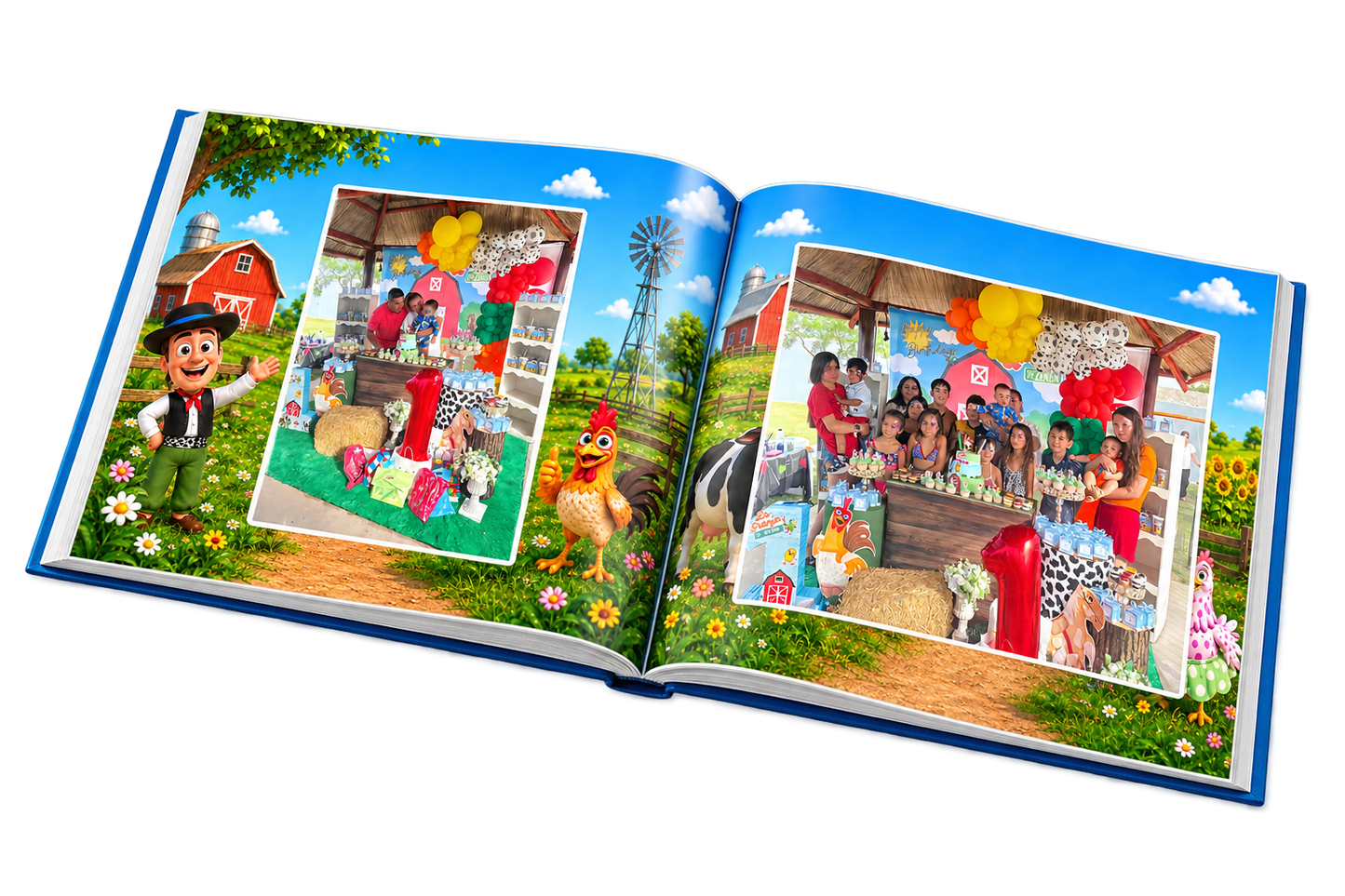 Fotolibro Infantil 22x28cm Tapa Rígida La Granja de Zenon