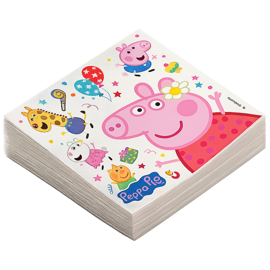 ⭐PACK X10 SERVILLETAS PEPA PIG⭐