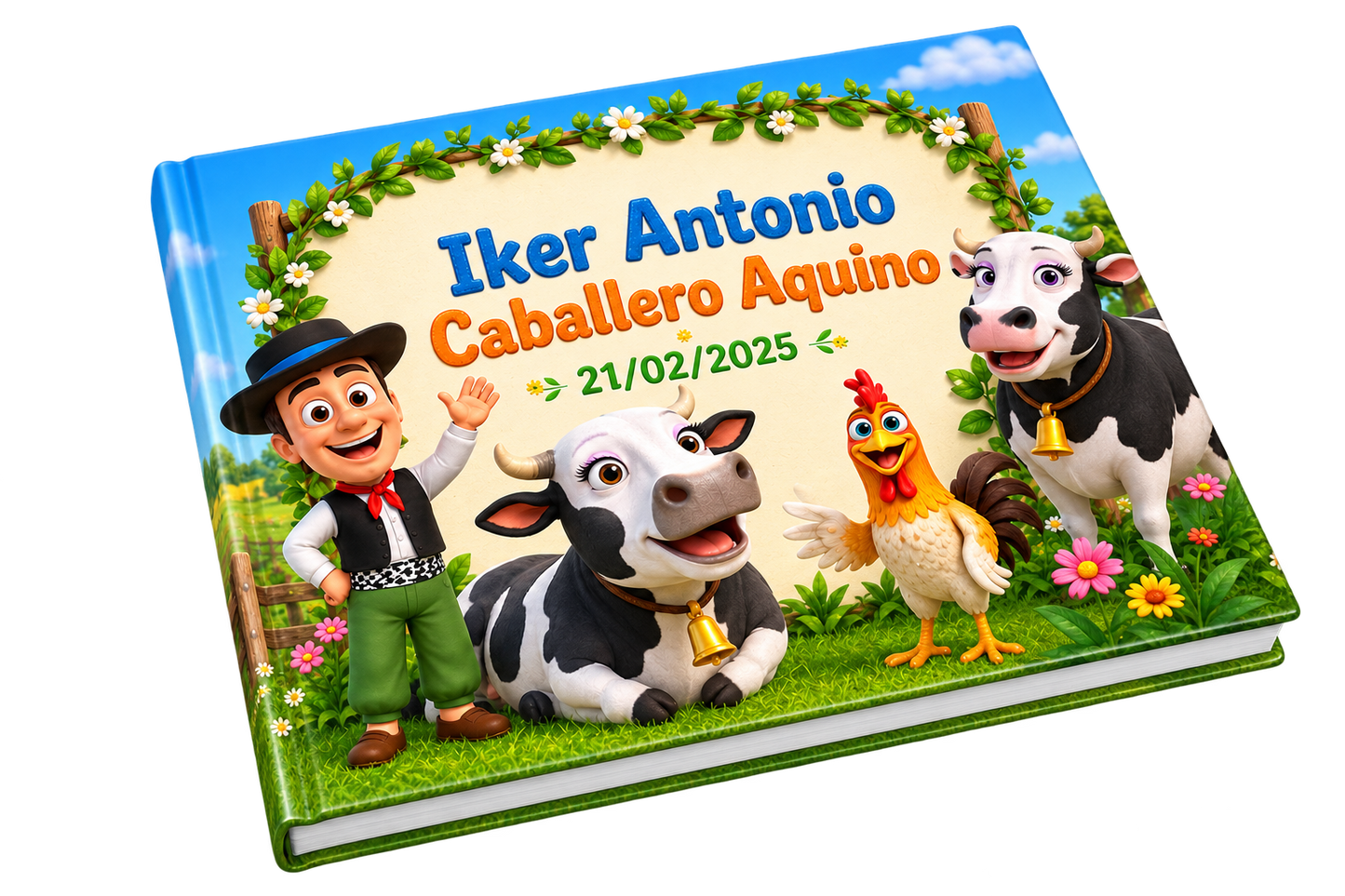 Fotolibro Infantil 22x28cm Tapa Rígida La Granja de Zenon