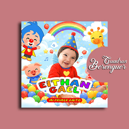 ⭐PACK SOUVENIR PERSONALIZADO PLIM PLIM 10x10⭐