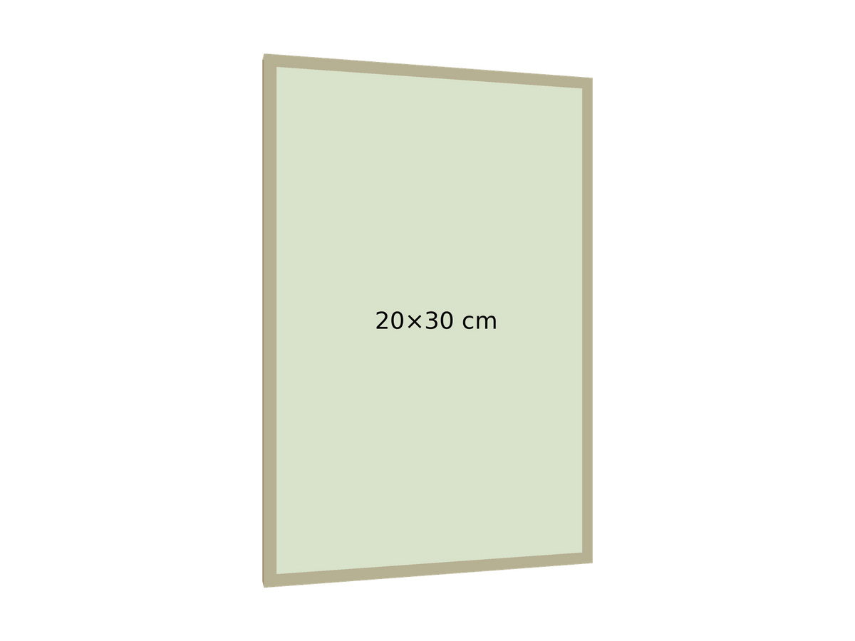Maqueta sin fondo en perspectiva izquierda. 20×30 cm