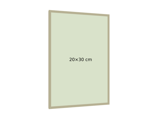 Maqueta sin fondo en perspectiva izquierda. 20×30 cm