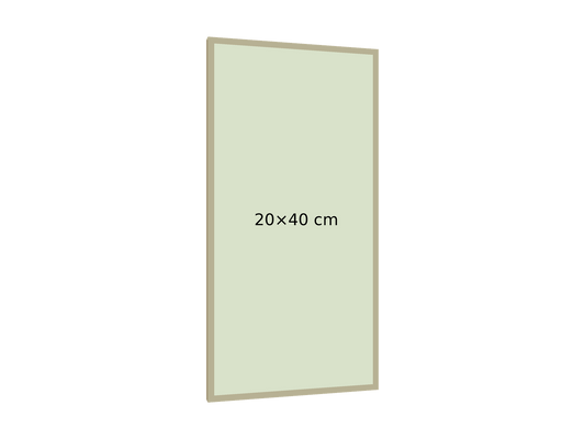 Maqueta sin fondo en perspectiva izquierda. 20×40 cm