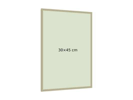 Maqueta sin fondo en perspectiva izquierda. 30×45 cm