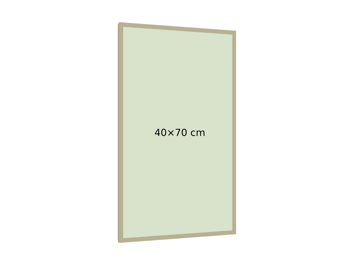 Maqueta sin fondo en perspectiva izquierda. 40×70 cm