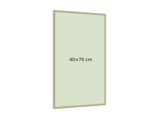 Maqueta sin fondo en perspectiva izquierda. 40×70 cm