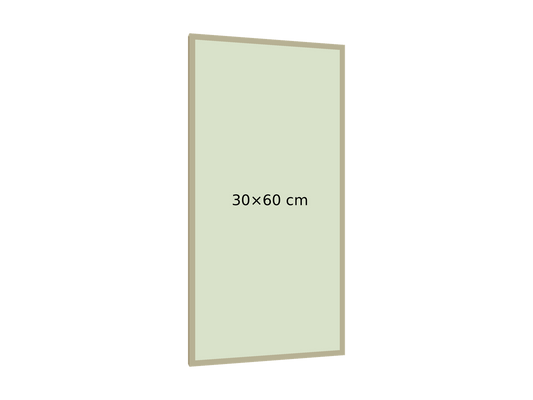 ⭐CUADRO 30X60CM 15 AÑOS⭐ — diseño original, PNG transparente, perspectiva izquierda 15°, sin halo