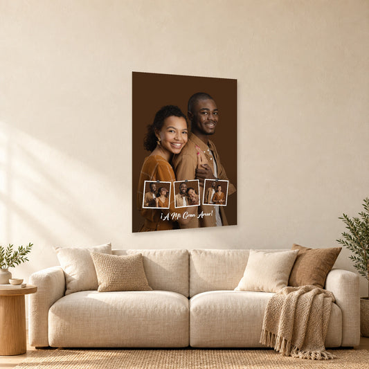 ⭐01 CUADRO DISEÑO SAN VALENTIN⭐ — mockup del diseño completo en ambiente