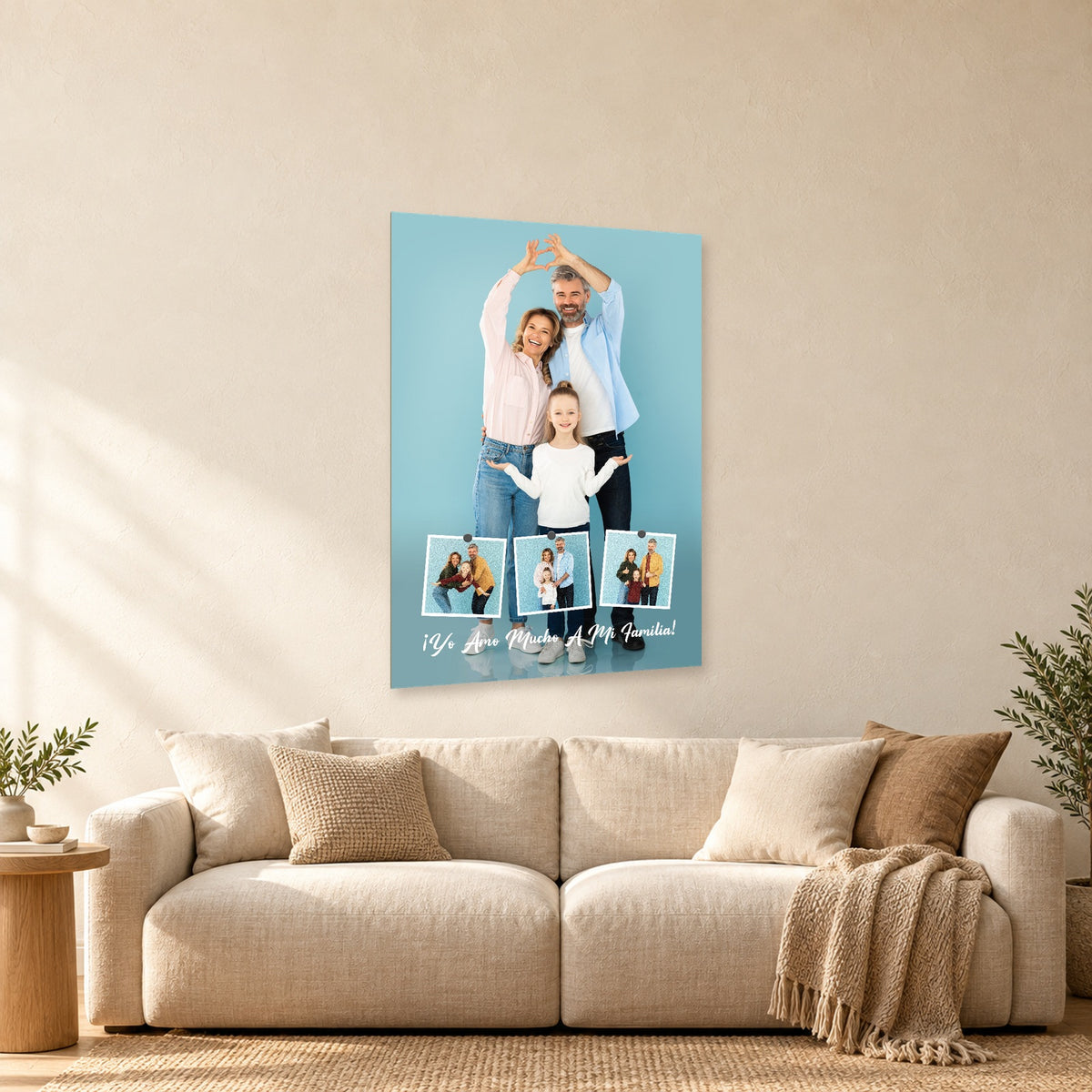 ⭐01 DISEÑO FAMILIA⭐ — mockup del diseño completo en ambiente