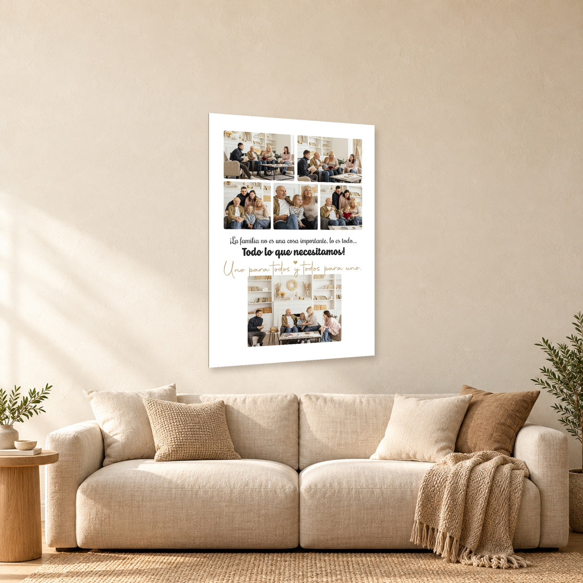 ⭐06 DISEÑO FAMILIA⭐ — mockup del diseño completo en ambiente