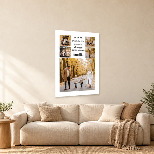 ⭐10 DISEÑO FAMILIA⭐ — mockup del diseño completo en ambiente