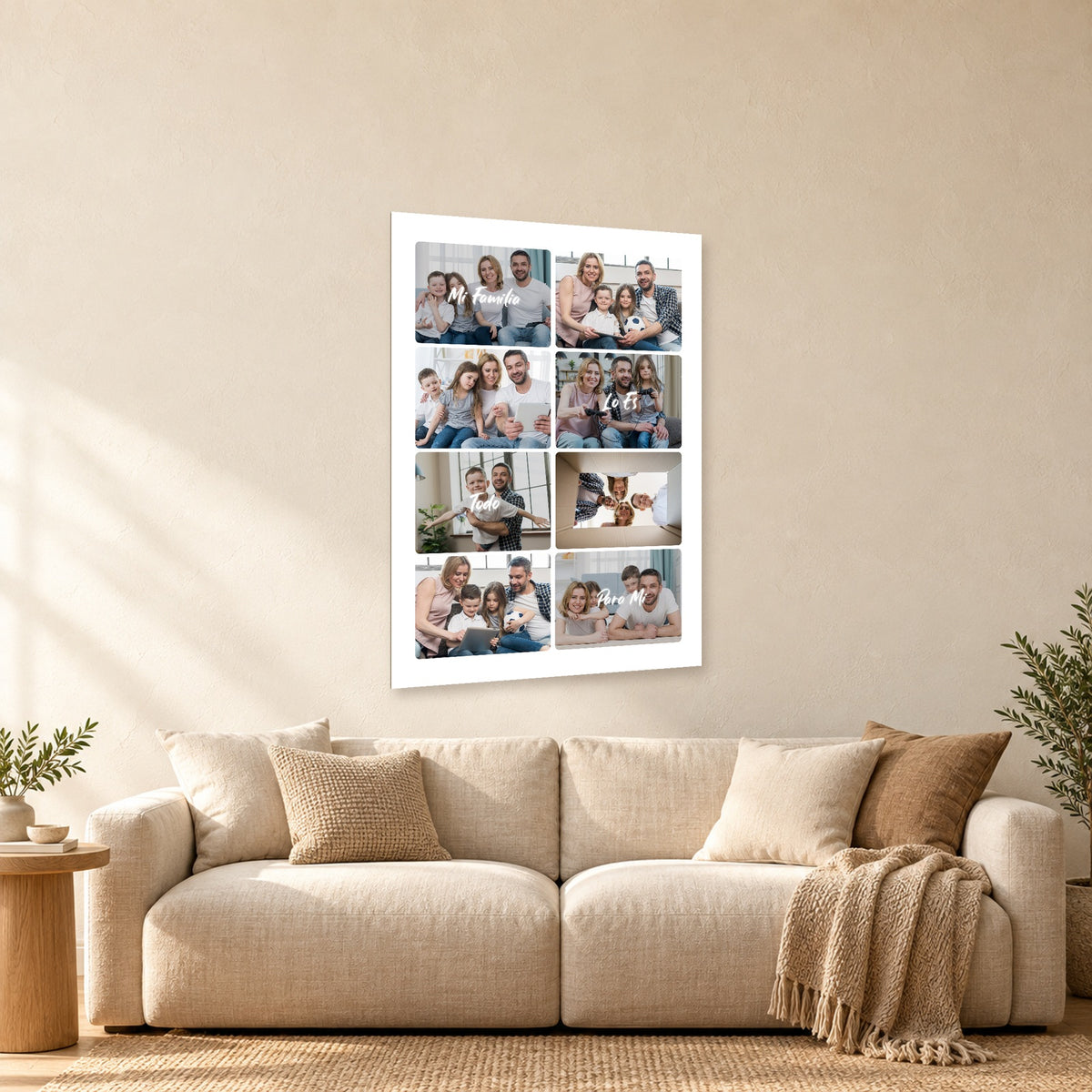 ⭐14 DISEÑO FAMILIA⭐ — mockup del diseño completo en ambiente