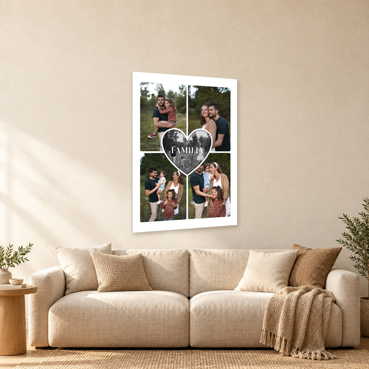 ⭐19 DISEÑO FAMILIA⭐ — mockup del diseño completo en ambiente