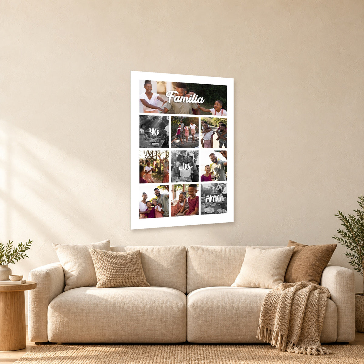 ⭐20 DISEÑO FAMILIA⭐ — mockup del diseño completo en ambiente
