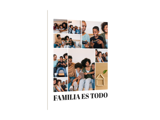 ⭐09 DISEÑO FAMILIA⭐ — diseño original, perspectiva izquierda 15°, fondo transparente