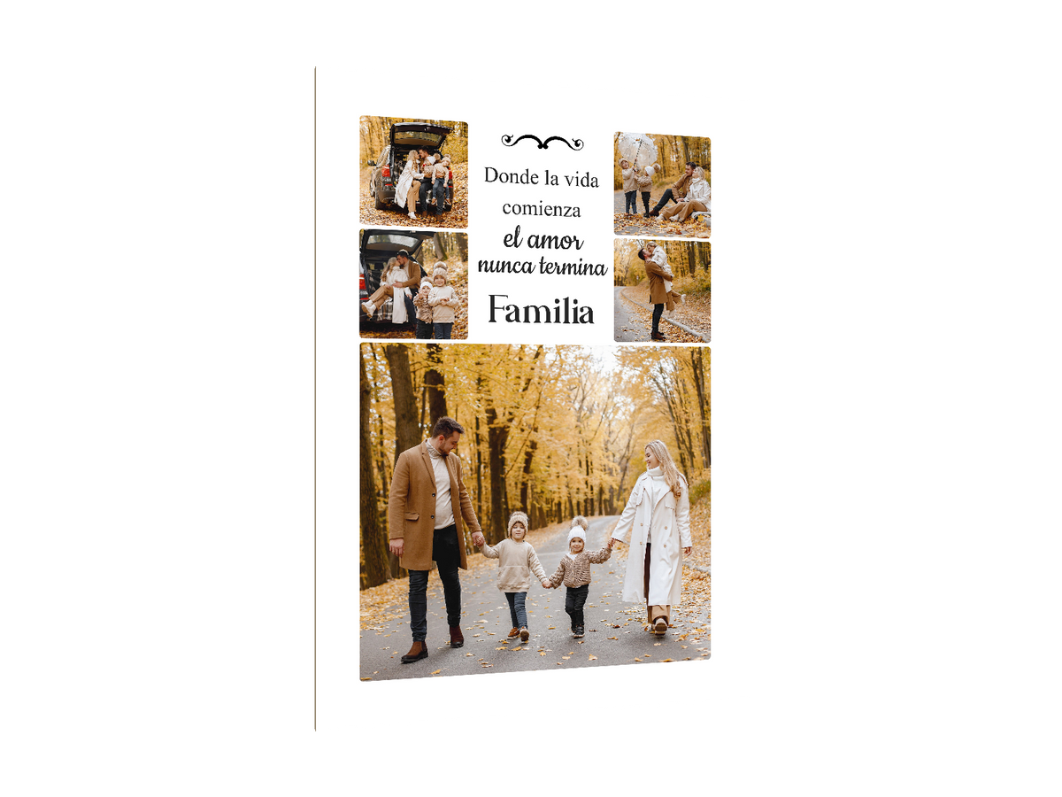 ⭐10 DISEÑO FAMILIA⭐ — diseño original, perspectiva izquierda 15°, fondo transparente