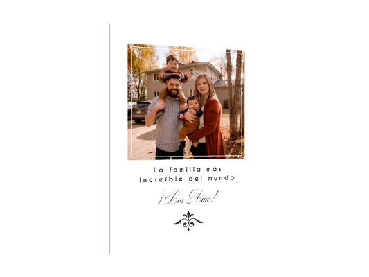 ⭐13 DISEÑO FAMILIA⭐ — diseño original, perspectiva izquierda 15°, fondo transparente