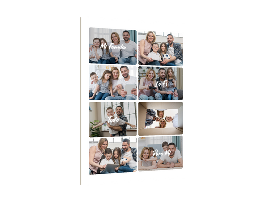 ⭐14 DISEÑO FAMILIA⭐ — diseño original, perspectiva izquierda 15°, fondo transparente