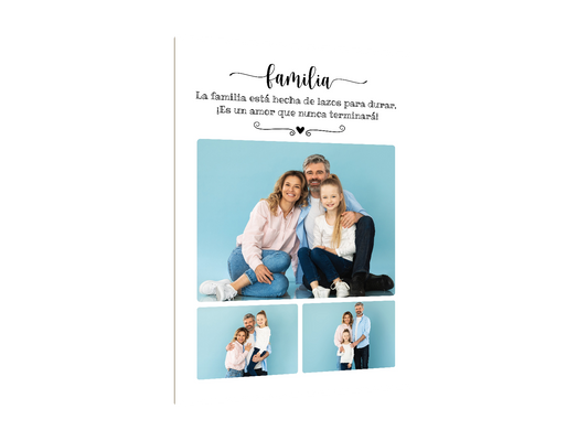 ⭐18 DISEÑO FAMILIA⭐ — diseño original, perspectiva izquierda 15°, fondo transparente