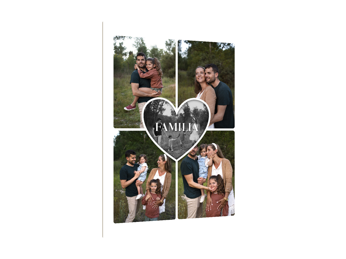 ⭐19 DISEÑO FAMILIA⭐ — diseño original, perspectiva izquierda 15°, fondo transparente