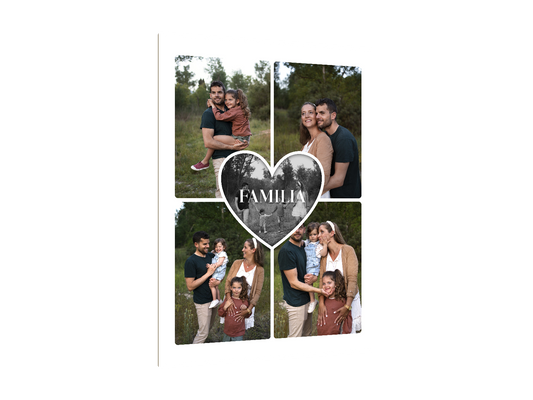 ⭐19 DISEÑO FAMILIA⭐ — diseño original, perspectiva izquierda 15°, fondo transparente
