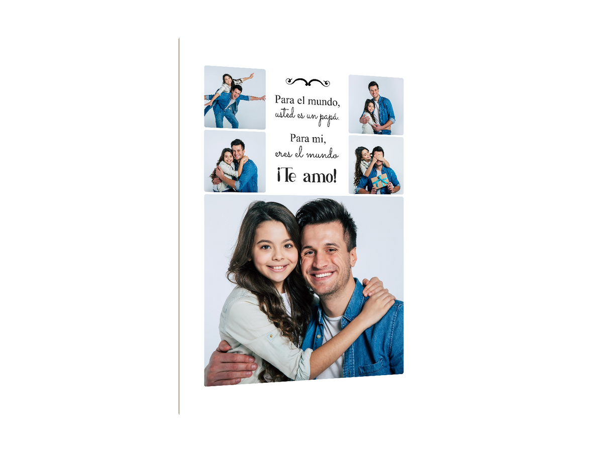 ⭐10 DISEÑO PADRE⭐ — diseño original, perspectiva izquierda 15°, PNG transparente