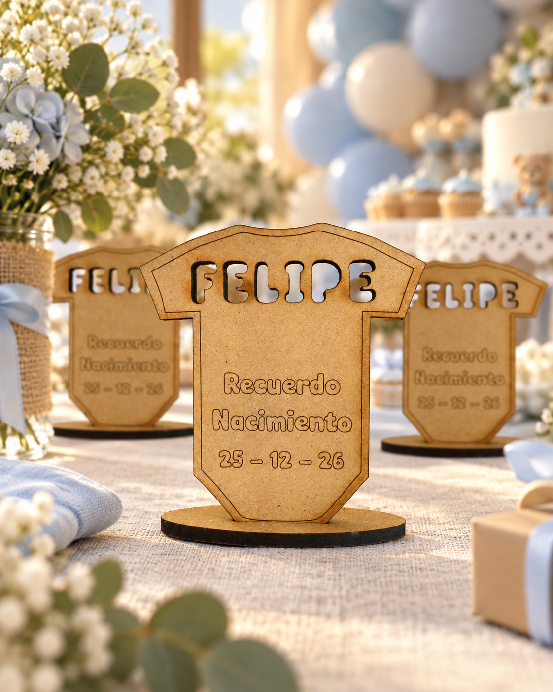 ⭐SOUVENIR NACIMIENTO - MDF⭐