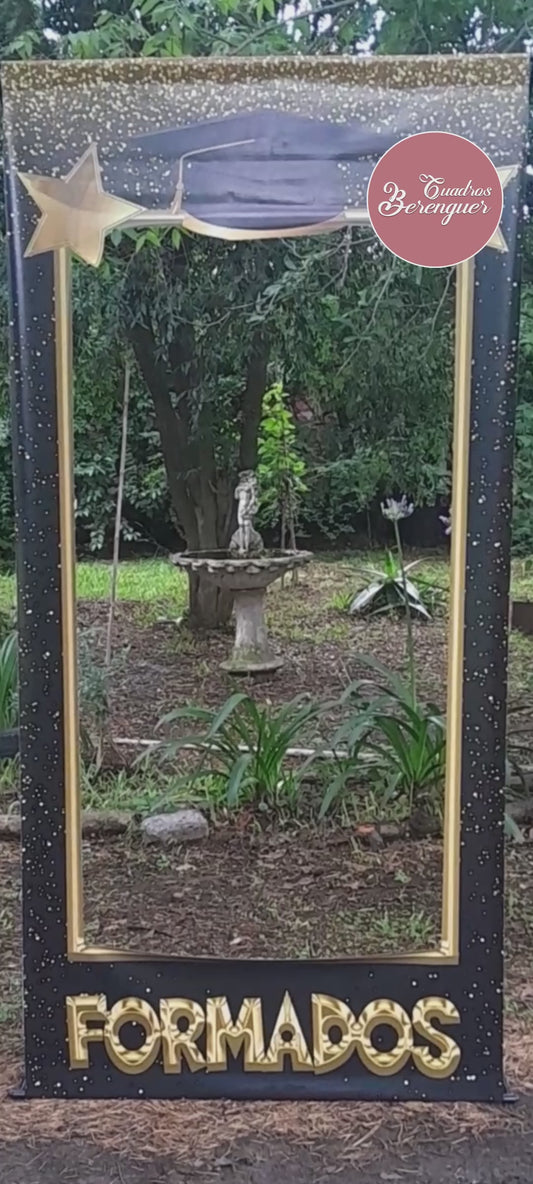 ⭐BANNER SELFIE GRADUACIÓN 90×190 cm + ESTRUCTURA⭐