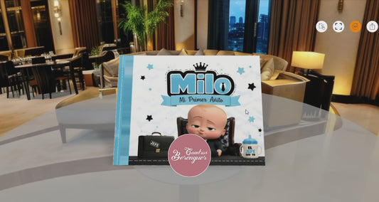 Fotolibro Infantil 22x28cm Tapa Rígida Jefes en Pañales