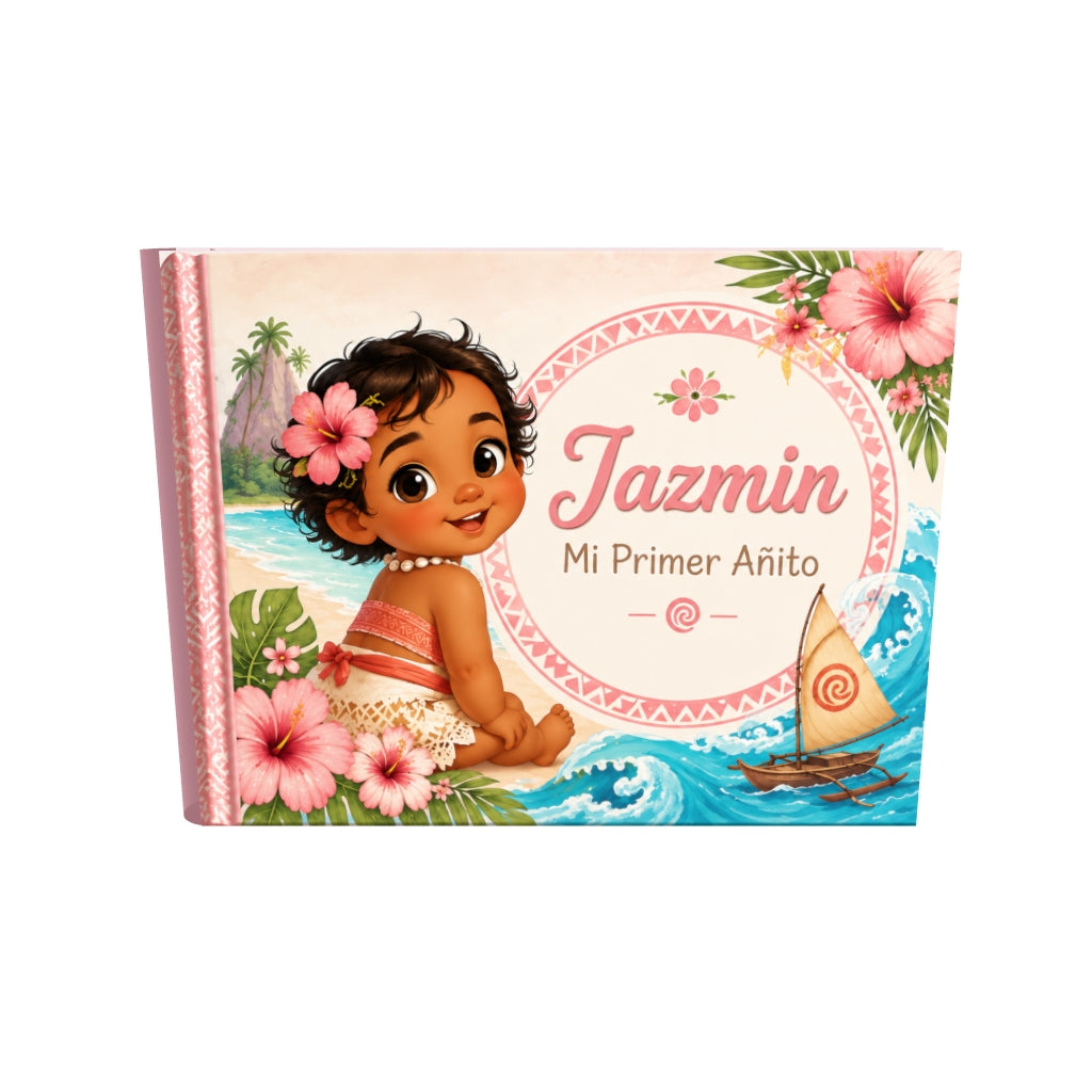 Vista 3D Fotolibro Jazmin Mi Primer Añito 28 x 22 cm